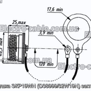 Заглушка ЭКР19WN (D38999/32W19N) заглушка - фотография № 1.