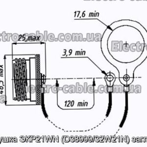 Заглушка ЭКР21WN (D38999/32W21N) заглушка - фотография № 1.