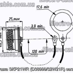 Заглушка ЭКР21WR (D38999/32W21R) заглушка - фотография № 1.