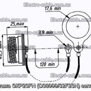 Заглушка ЭКР23FN (D38999/32F23N) заглушка - фотография № 1.