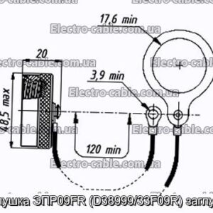 Заглушка ЭПР09FR (D38999/33F09R) заглушка - фотография № 1.