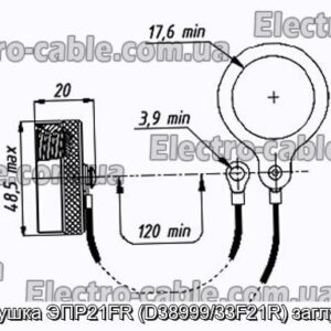 Заглушка ЭПР21FR (D38999/33F21R) заглушка - фотография № 1.