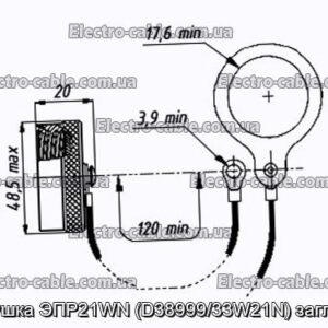Заглушка ЭПР21WN (D38999/33W21N) заглушка - фотография № 1.