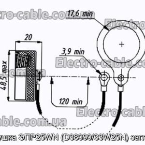 Заглушка ЭПР25WN (D38999/33W25N) заглушка - фотография № 1.