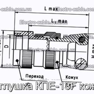 Заглушка КПЕ-13F кожух - фотография № 1.