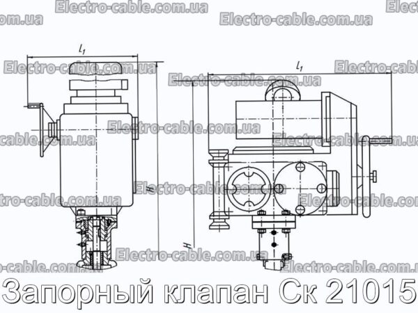 Запірний клапан Ск 21015 - фотографія №1.